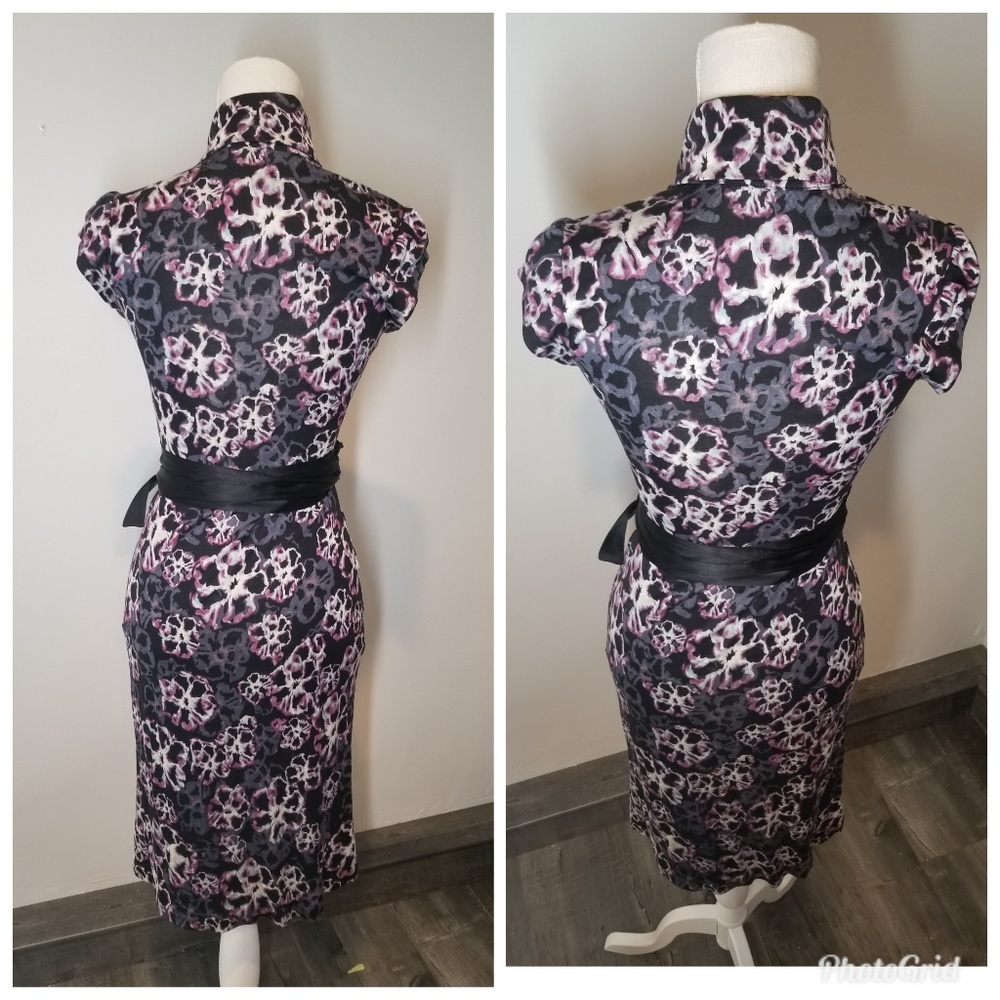 DVF Diane Von Furstenberg Floral Mr. Mao Dress 2 - Picture 2 of 3